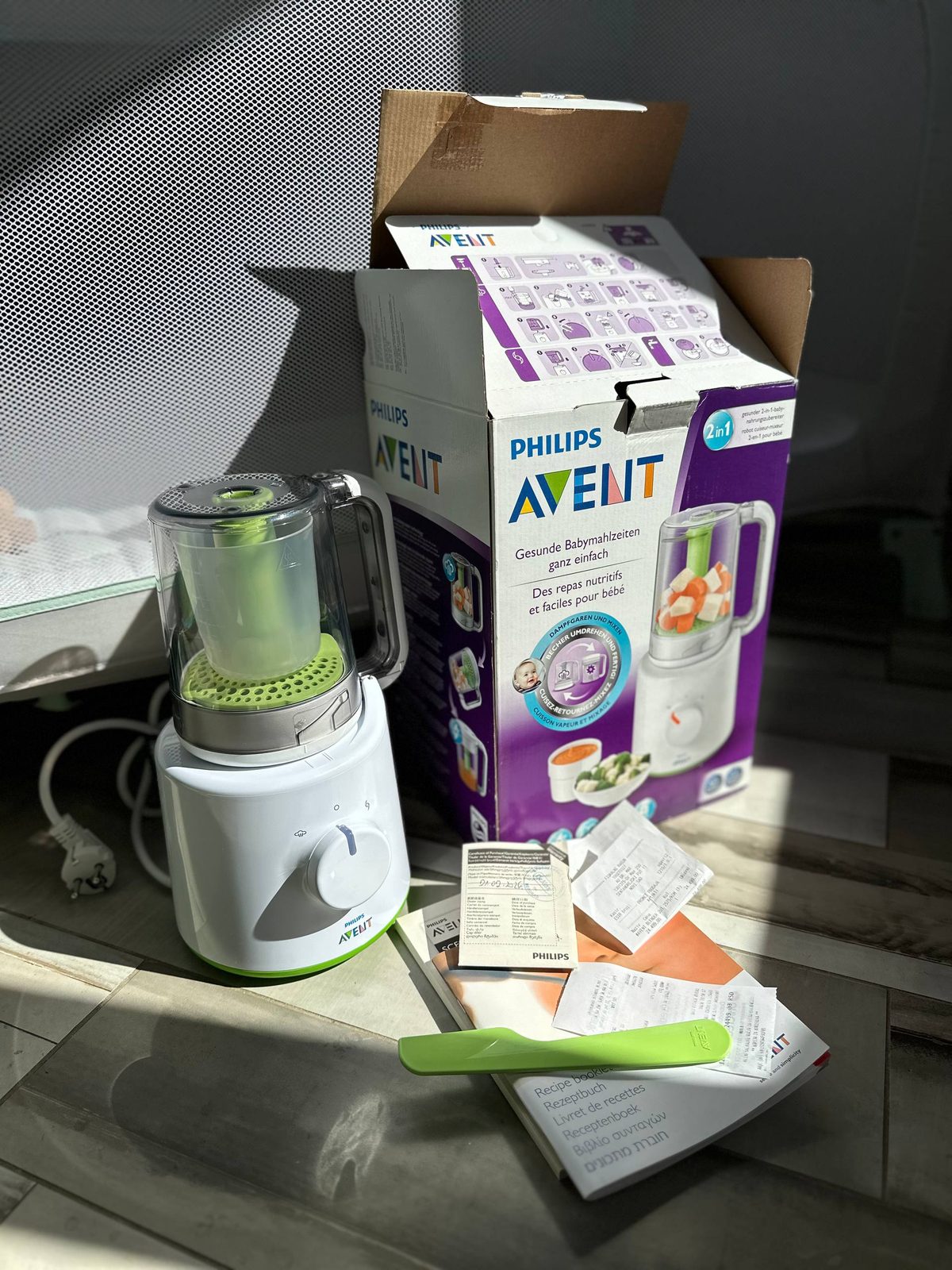 Продаём абсолютно новую пароварку-блендер Philips Avent. — фото