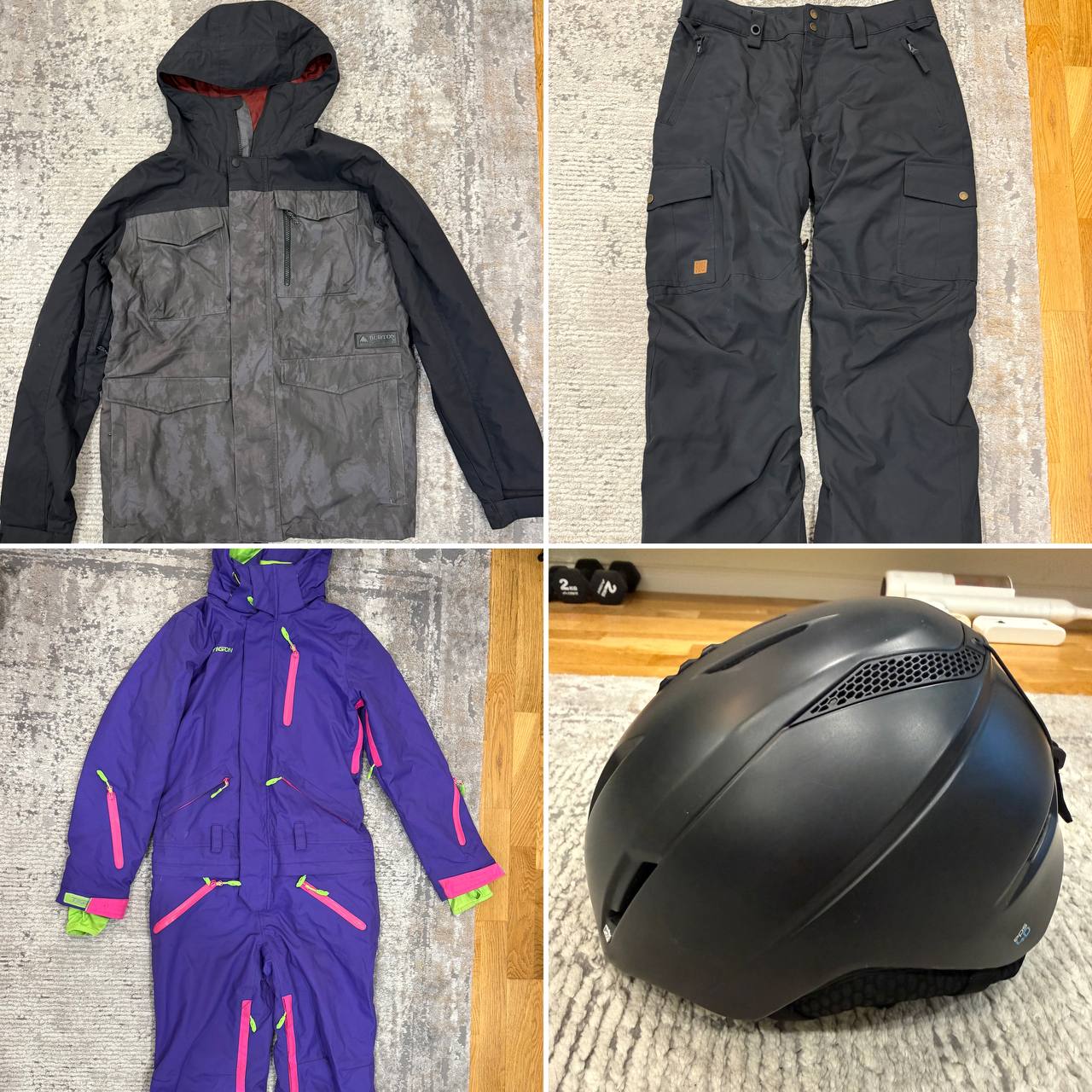 Сноубордическая куртка Burton Covert Jacket (Размер M) 11000 дин Сноубордические штаны Quiksilver DryFlight 15K (Размер L) 9000 дин Сноубордический комбинезон Tigon (Размер XS / 42) подойдет на 44 800 — фото