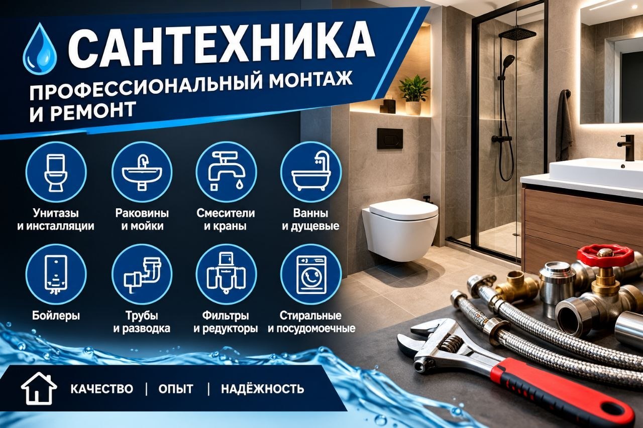 🛠 САНТЕХНИКА В НОВИ-САДЕ Выполняю сантехнические