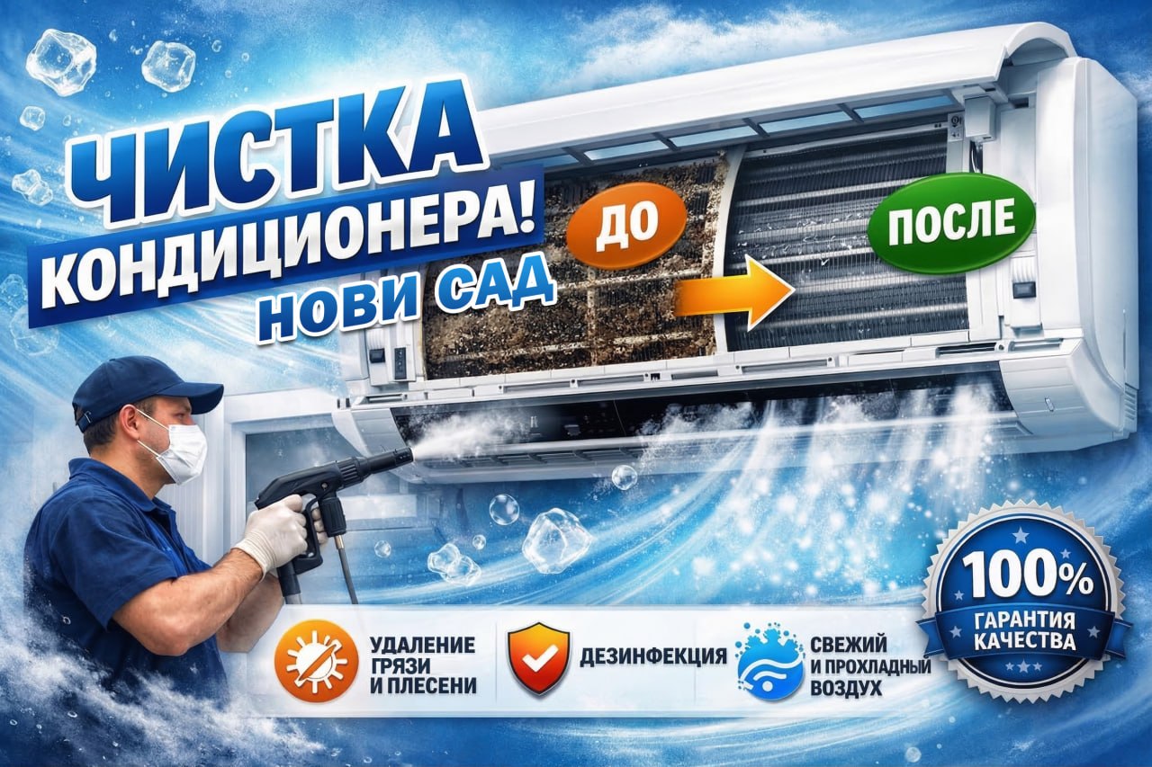 Чистка БОЙЛЕРОВ и КОНДИЦИОНЕРОВ | Нови-Сад