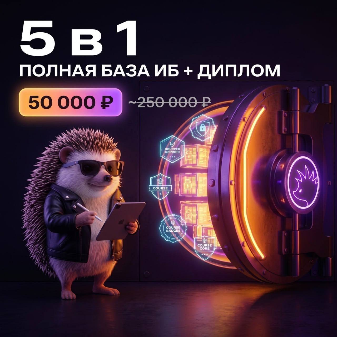 Пакет из 5 ИБ‑курсов за 50