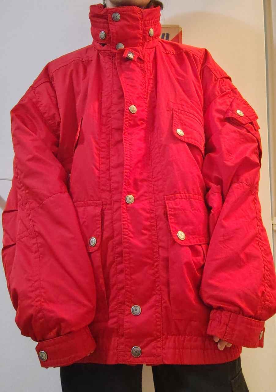 Vintage jacket KILLY Technical Equipment (RECCO System) XL/XXL Original technical ski jacket KILLY (Classic Line) in bright red. — photo