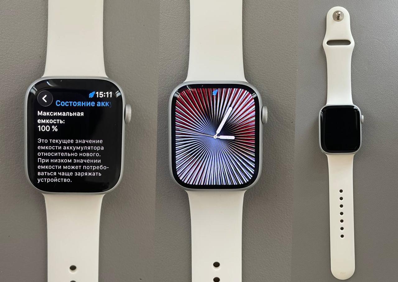 Продам пару Apple Watch Состояние: как новые, без сколов, трещин Носились редко, очень аккуратно На обоих - версия iOS 26 ⌚ 1. — фото